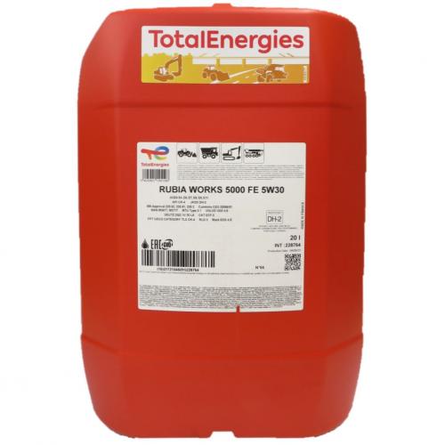 20 Liter Total Rubia Works 5000 FE 5W-30